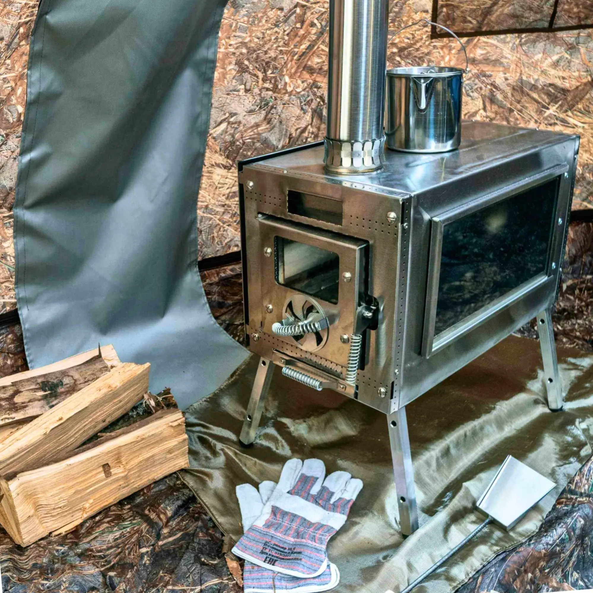 RBM Outdoors pneumatic frame setup