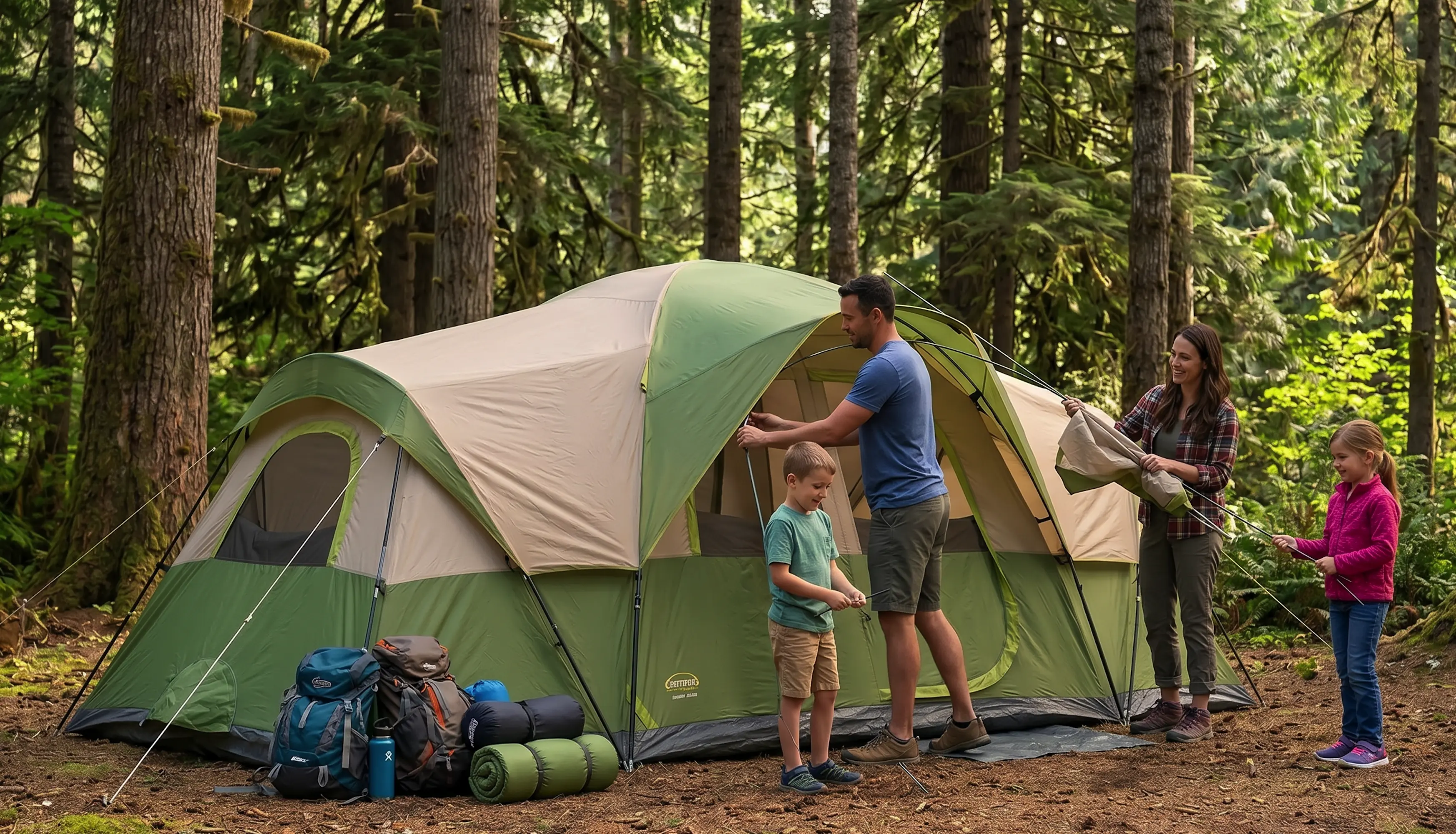 The Kindred Horizon Tent in the field